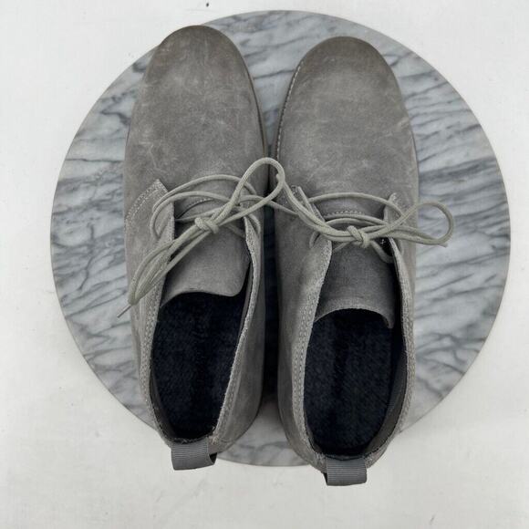 Johnnie O Mens 10‎ Boots Grey Suede The Chill Chukka 2.0 Shoes Lace Up Ankle main image 6